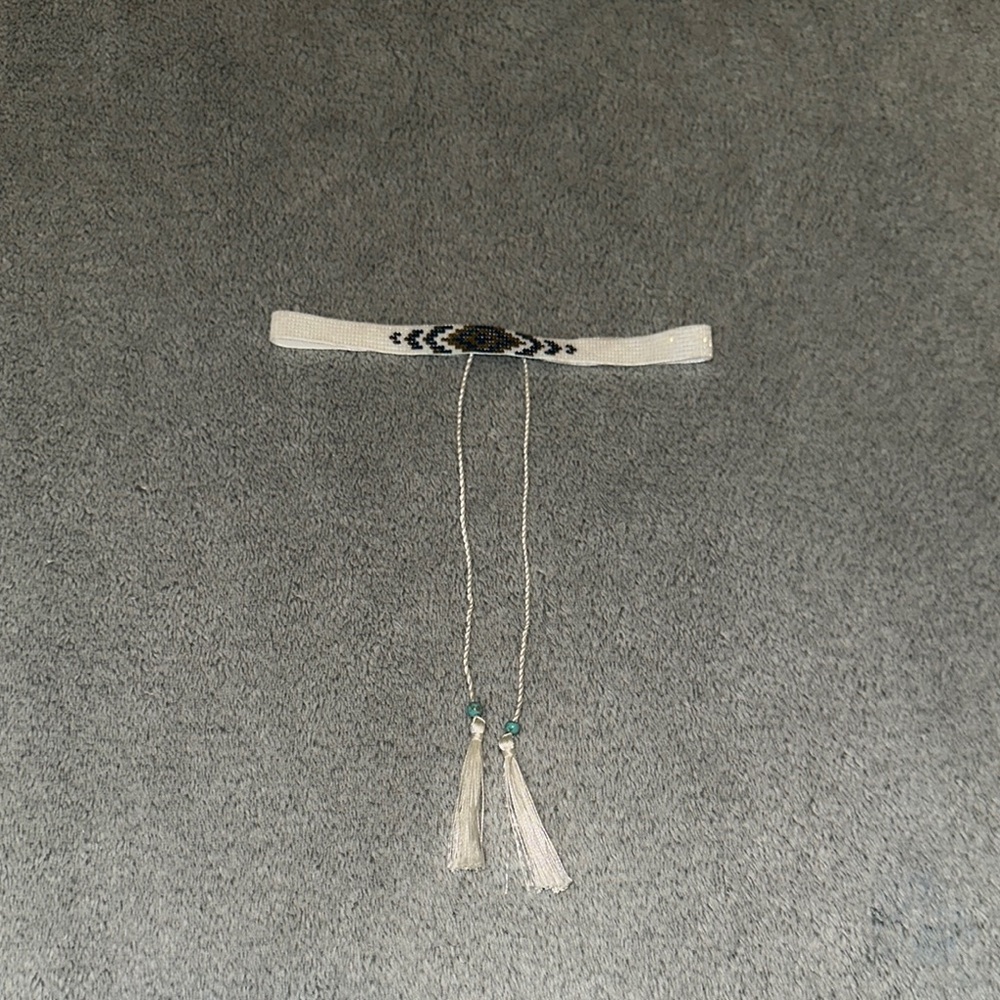 Lucky Brand Blue and White Necklace